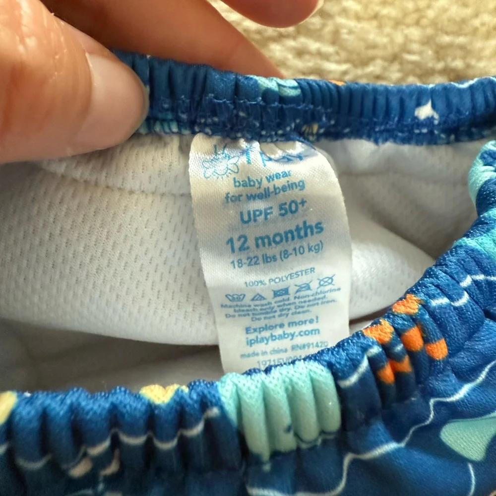 i play. Ocean Whale Print Diaper Cover